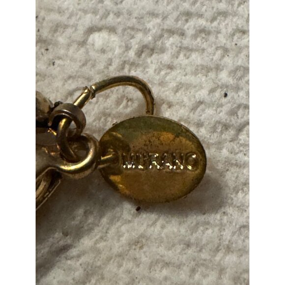 Murano Glass Multicolor Beaded Necklace Bracelet Set With Gold Accents - Picture 5 of 6